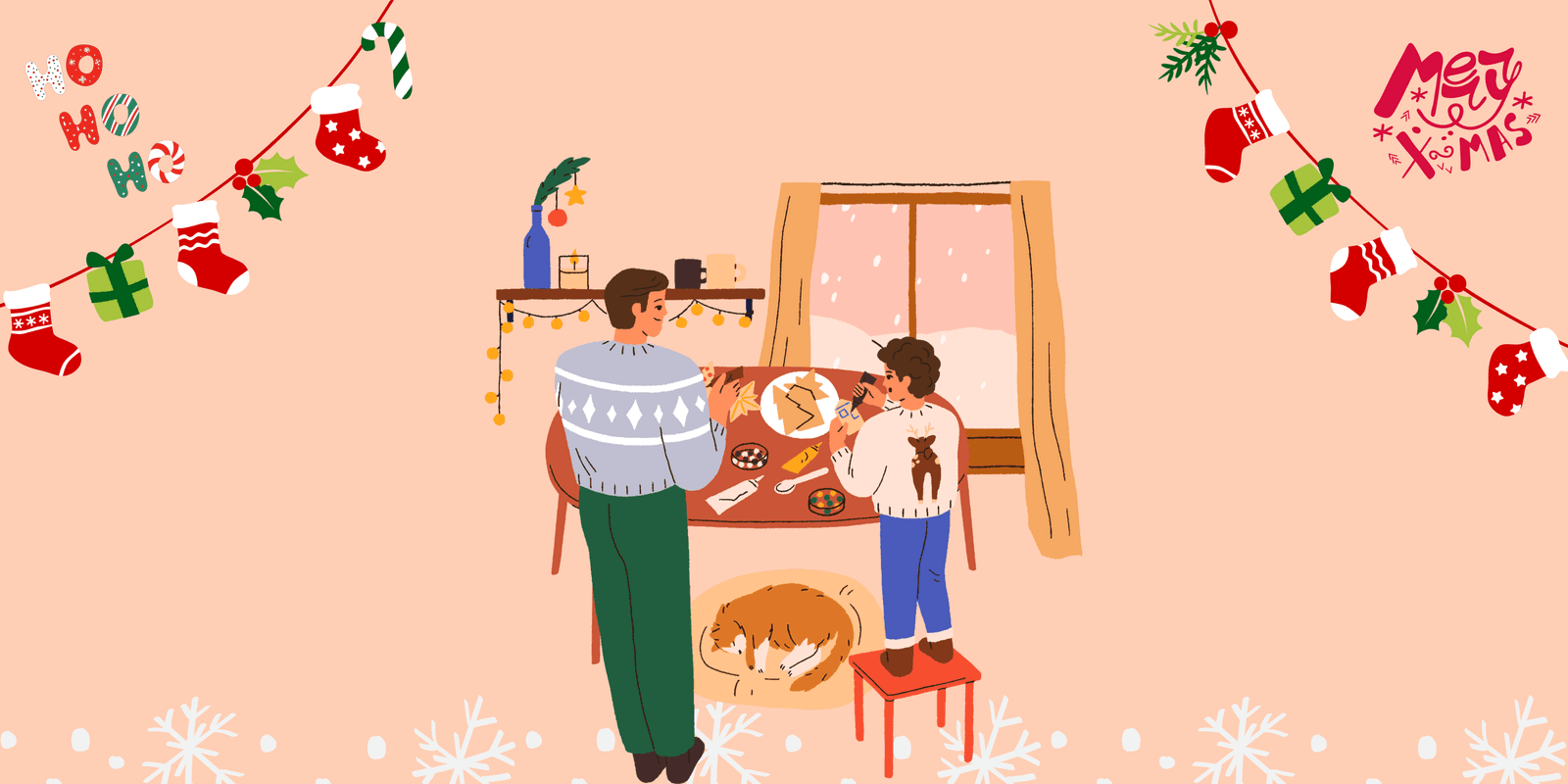 Créez des souvenirs magiques de Noël en cuisinant avec vos enfants