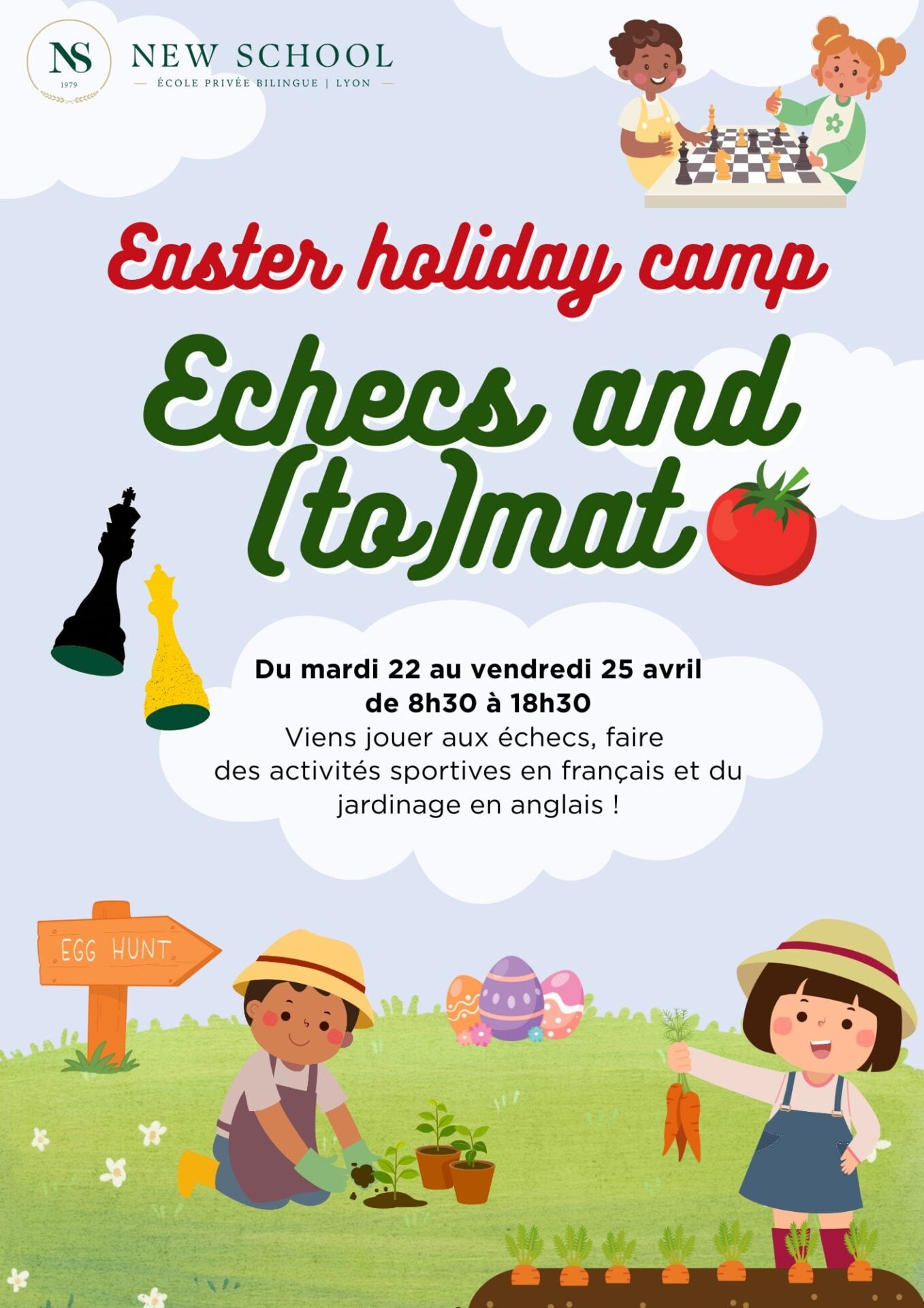 Ateliers de Pâques à New School Lyon